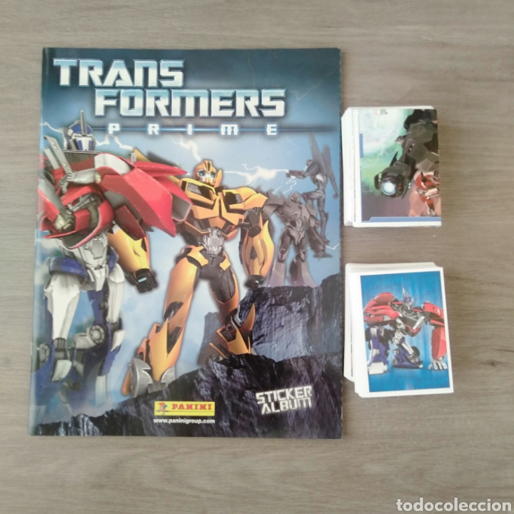 Colecionismo Cadernetas: LOTE &Aacute;LBUM Y 400 CROMOS DE LA COLECCI&Oacute;N TRANS FORMERS