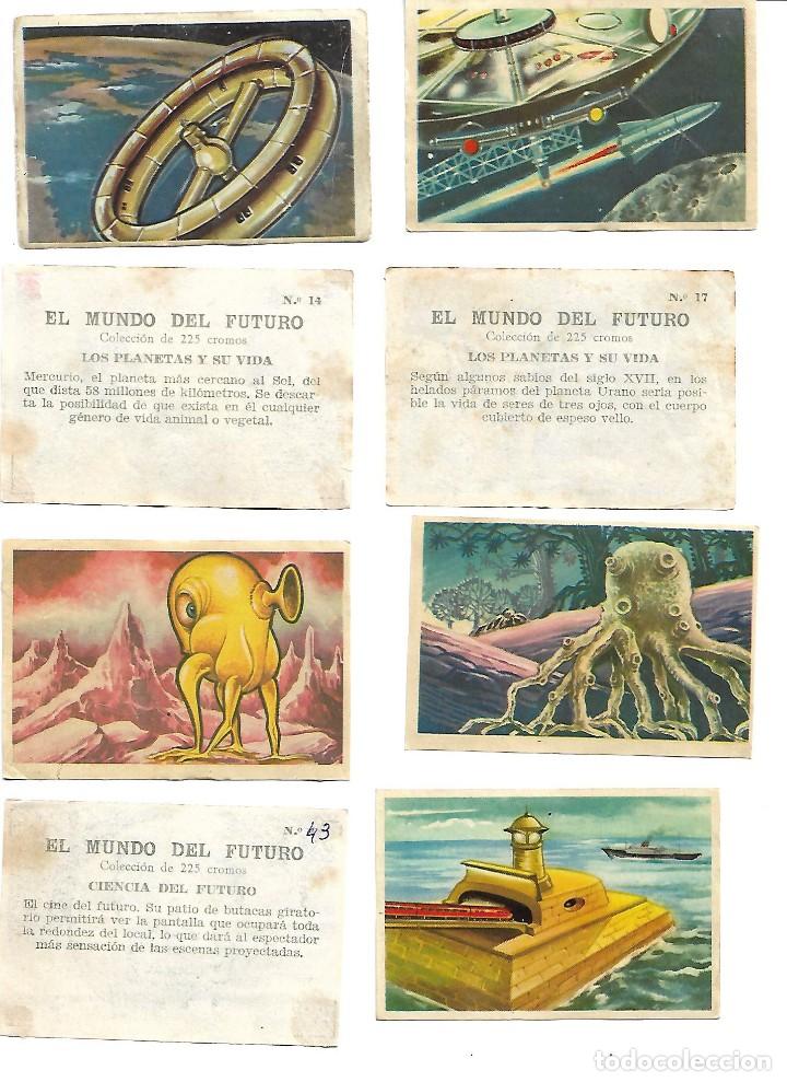 Collectable Incomplete Albums: EL MUNDO DEL FUTURO - 48 CROMOS DIFERENTES