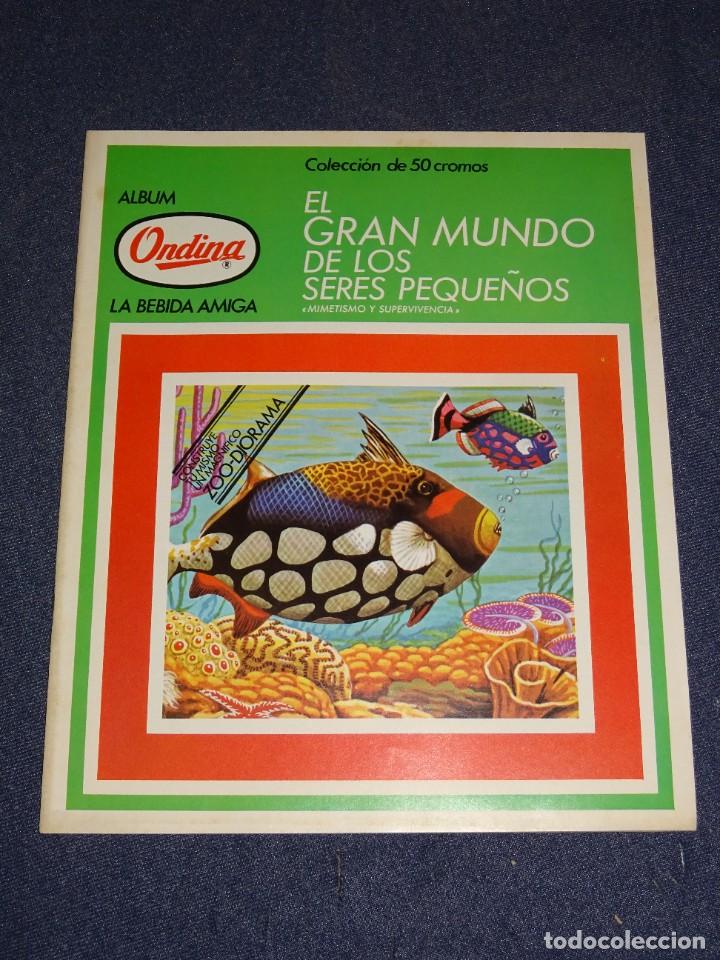 Collectionnisme Albums: ALBUM PLANCHA VACIO - ALBUM ONDINA - EL GRAN MUNDO DE LOS SERES PEQUE&Ntilde;OS 1972, BUEN ESTADO