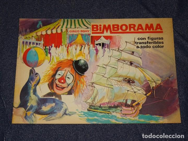 Collectionnisme Albums: ALBUM PLANCHA VACIO - BIMBORAMA CON FIGURAS TRANSFERIBLES A TODO COLOR, BIMBO 1972, BUEN ESTADO