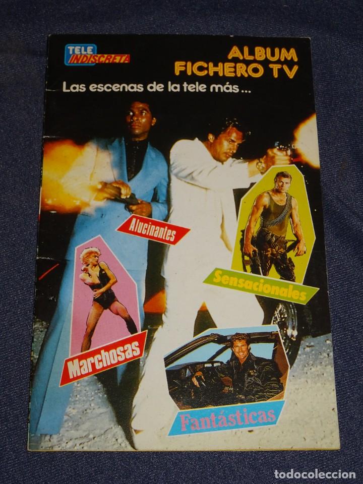 Collectionnisme Albums: ALBUM PLANCHA VACIO TELE INDISCRETA - ALBUM Y FICHERO TV LAS ESCENAS DE LA TELE M&Aacute;S...MADONA