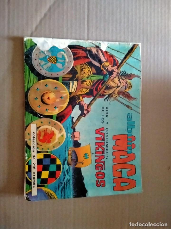 Collectionnisme Albums: album de cromos de los vikingos-incompleto a falta cromo 51