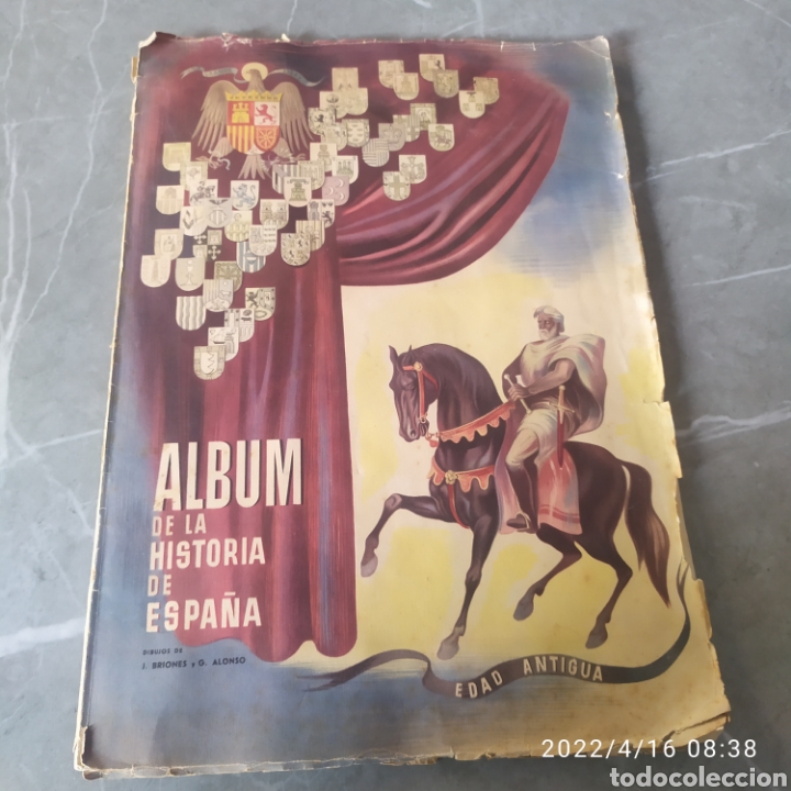 Collectionnisme Albums: Album de la historia de Espa&ntilde;a edad antigua con 128 cromos