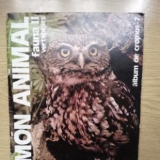 Coleccionismo Álbumes: EL MON ANIMAL -FAUNA II - VERTEBRATS - ALBUM INCOMPLETO - VER FOTOS EXTRAS. Lote 334316713