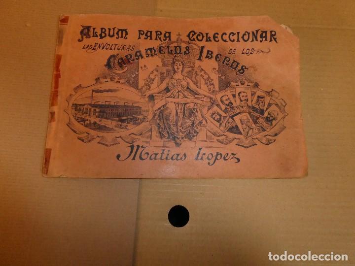 Collezionismo Album: album para coleccionar de caramelos iberos a&ntilde;o 1901, falta 1