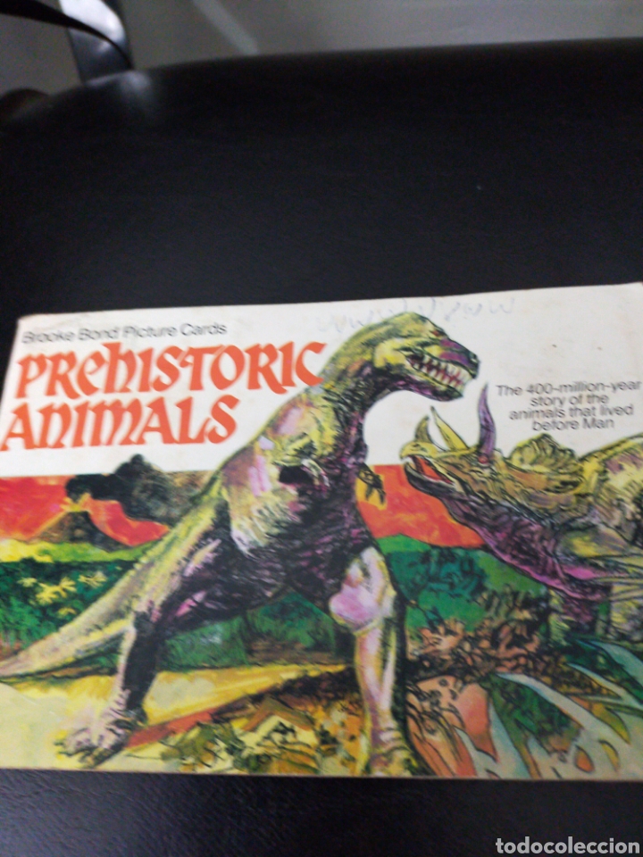 Collectionnisme Albums: ANTIGUO ALBUM INGL&Eacute;S DINOSAURIOS ANIMALES PREHIST&Oacute;RICOS FALTAN 3 CROMOS
