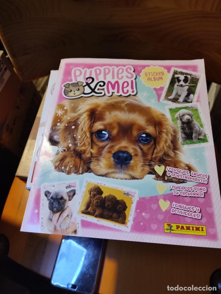 Collectable Incomplete Albums: Album incompleto puppies de Panini con 42 pegatinas pegadas