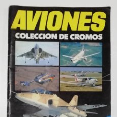 Coleccionismo Álbumes: 1989, ALBUM DE CROMOS AVIONES EDITA CUSCO, CASI COMPLETO, 17 IMÁGENES. Lote 339377533