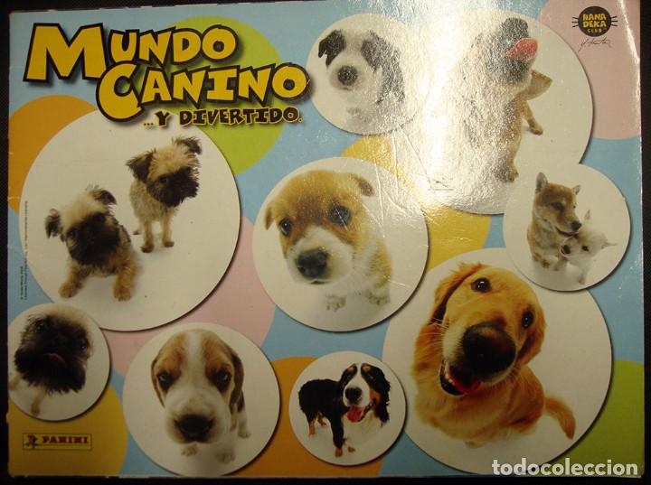 Coleccionismo &Aacute;lbumes: ALBUM MUNDO CANINO DE PANINI (VER FOTOS DEL ALBUM)