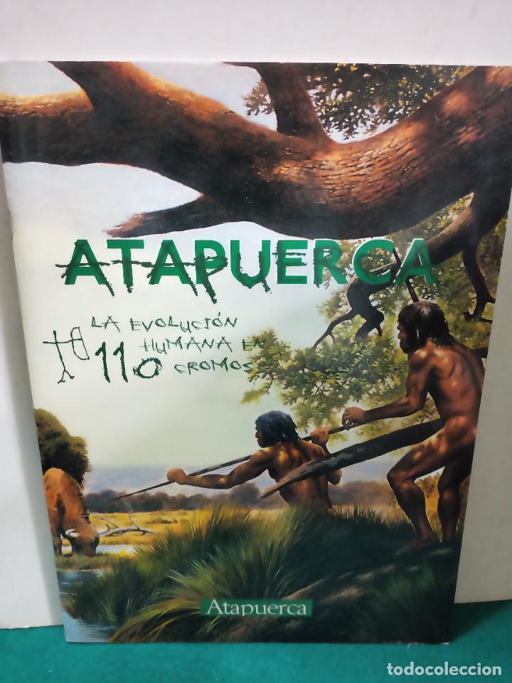 Collectionnisme Albums: &Aacute;LBUM ATAPUERCA LA EVOLUCI&Oacute;N HUMANA EN 110 CROMOS. CONTIENE SOLO 4 CROMOS