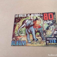 Coleccionismo Álbumes: ÁLBUM LA VUELTA AL MUNDO EN 80 DÍAS - VACÍO. Lote 340740108
