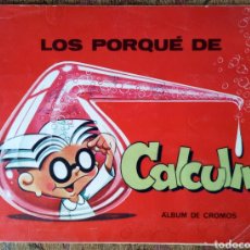 Coleccionismo Álbumes: ALBUM DE CROMOS LOS PORQUE DE CALCULIN. Lote 340960438