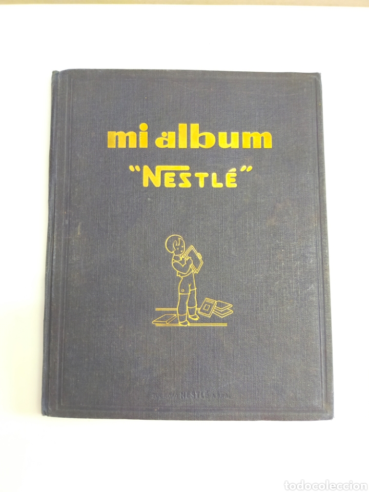 Coleccionismo &Aacute;lbumes: ALBUM DE CROMOS NESTLE. A&Ntilde;OS 30. DE LA SERIE 51 A LA 80. TELA EDITORIAL ESTAMPADA.