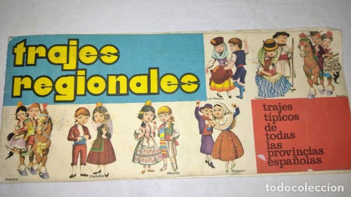 Colecionismo Cadernetas: TRAJES REGIONALES-CHURRUCA-ALBUM INCOMPLETO ORIGINAL A&Ntilde;OS 70