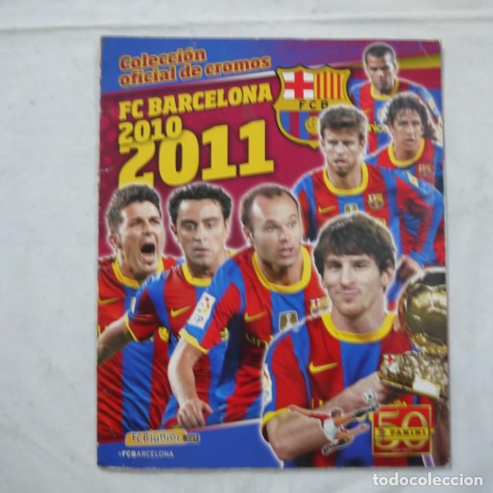 Coleccionismo &Aacute;lbumes: &Aacute;LBUM FC BARCELONA 2010-2011 - PANINI - CON 116 CROMOS