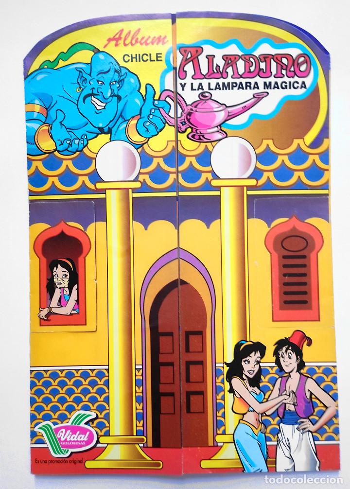 Colecionismo Cadernetas: album aladino y la lampara magica chicle chicles cromo pegatina sticker bubble gum