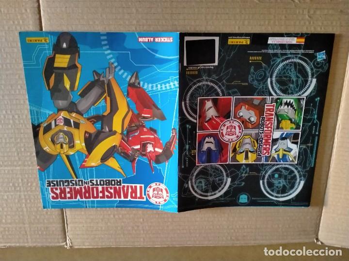 Colecionismo Cadernetas: album de cromos de transformers robots a falta cromo 141 como nuevo