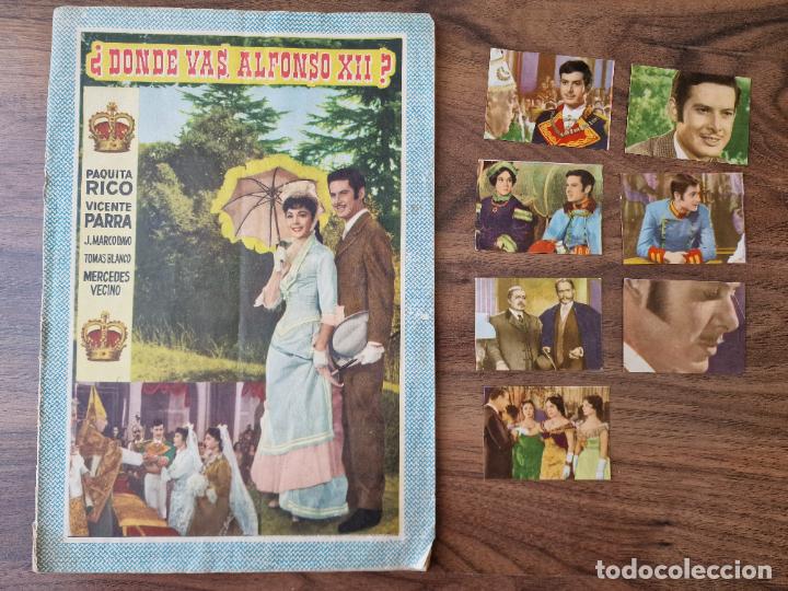 Coleccionismo &Aacute;lbumes: ALBUM FHER DONDE VAS ALFONSO XII INCOMPLETO