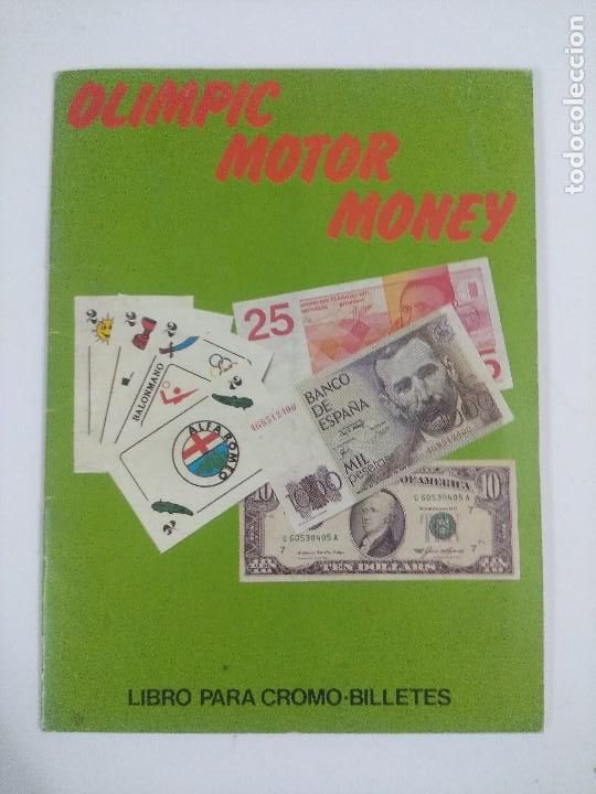 Colecionismo Cadernetas: OLIMPIC MOTOR MONEY/ALBUM DE CROMOS TELEKITOS/INCOMPLETO.
