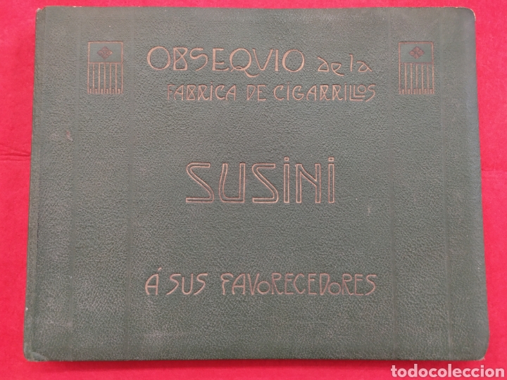 Collezionismo Album: &Aacute;lbum f&aacute;brica de cigarrillos Susini 1910. Cromos de mujeres, galantes, infantiles. Incompleto.