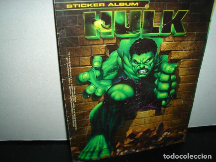 Coleccionismo &aacute;lbumes: 20- &Aacute;lbum De Estampas Hulk - 2003 - Foto 1