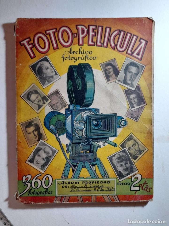 Collectionnisme Albums: Album de cromos incompleto Foto pel&iacute;cula a&ntilde;os 40