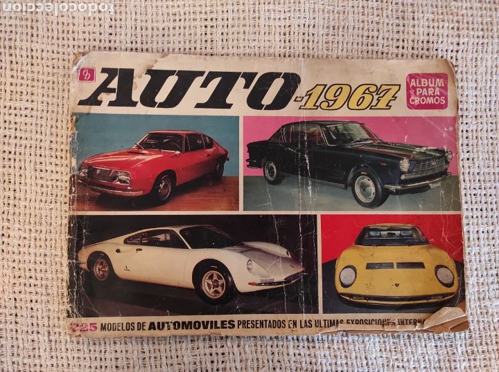 Collezionismo Album: ALBUM AUTO-1967 -ED. EDITORIAL BRUGUERA - CONTIENE 82 CROMOS