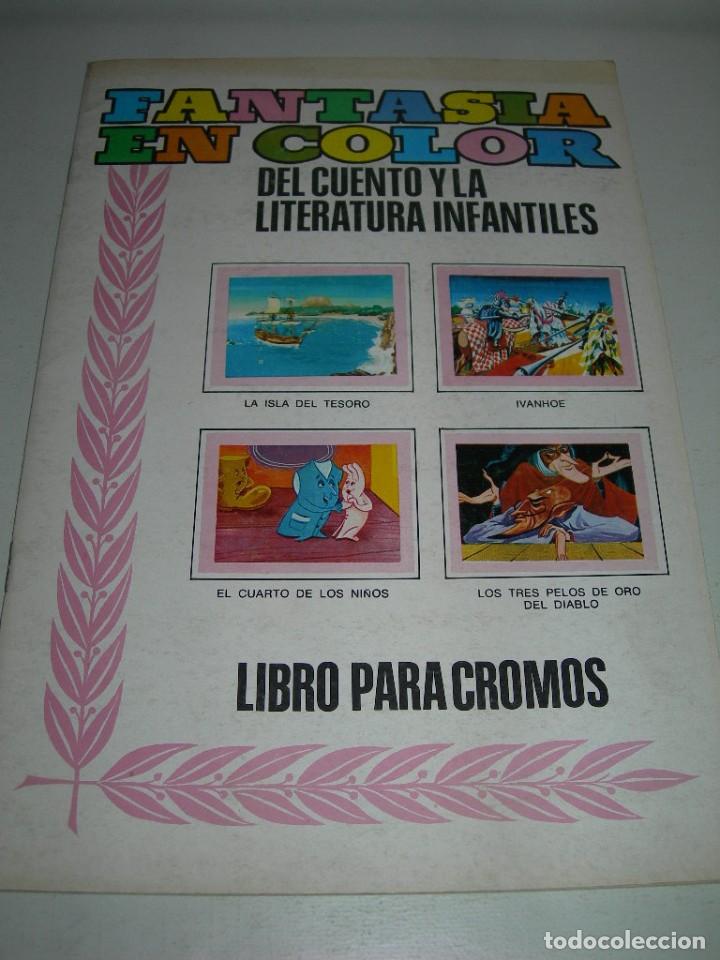 Collectionnisme Albums: ANTIGUO &Aacute;LBUM DE CROMOS VAC&Iacute;O FANTAS&Iacute;A EN COLOR CON 4 CUENTOS ILUSTRADOS - FANTAS&Iacute;A EN ROSA -