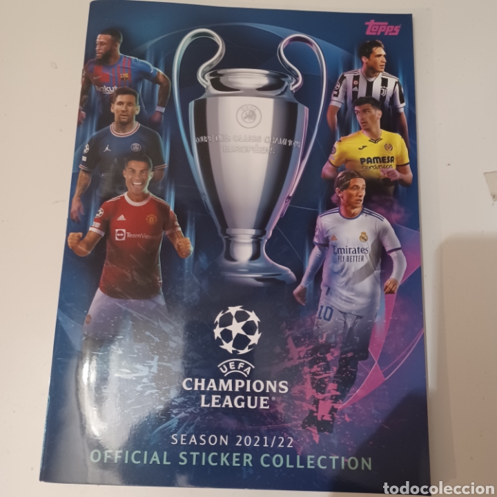 Collectionnisme Albums: Album de cromos adhesivos vac&iacute;o Topps Uefa champions league 2021/22