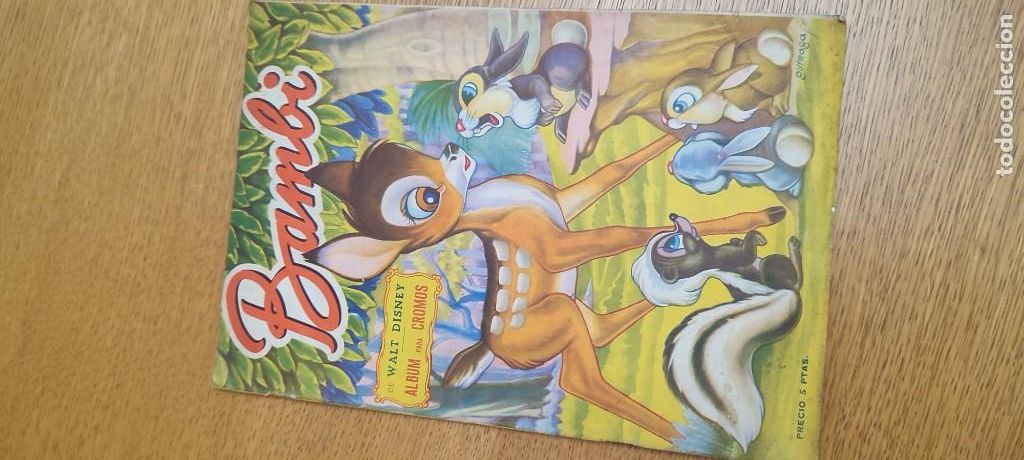 Coleccionismo &aacute;lbumes: Album cromos vac&iacute;o bambi - Foto 1