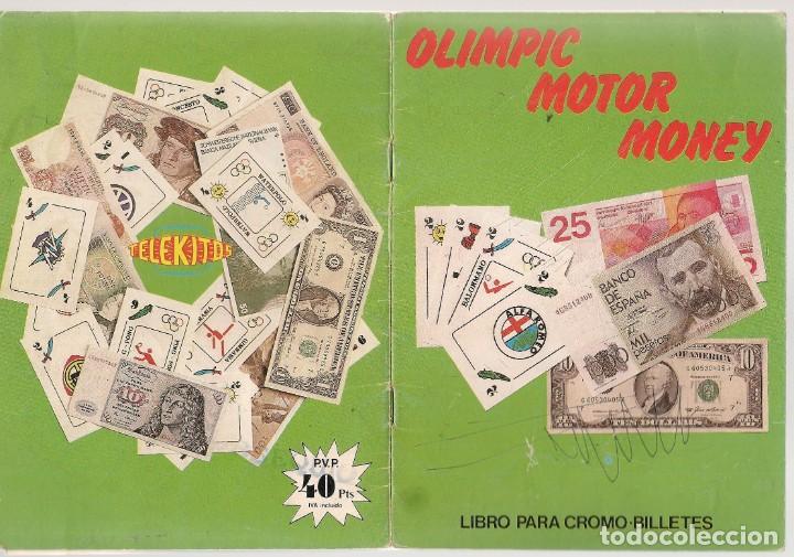 Collezionismo Album: OLIMPIC MOTOR MONEY. LIBRO PARA CROMO - BILLETES. SIN CROMOS (ST/MG/C9)