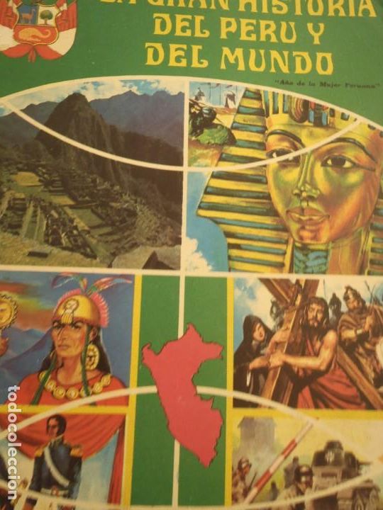 Collectable Incomplete Albums: ALBUM DE CROMOS - VACIO - LA GRAN HISTORIA DEL PERU Y DEL MUNDO - ED.NAVARRETE - PERU