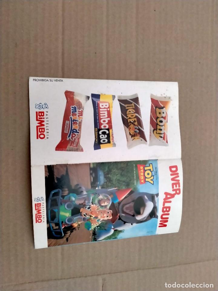 Collectable Incomplete Albums: album de cromos plancha de bimbo-diver album