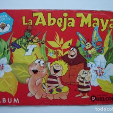 Coleccionismo Álbumes: ALBUM LA ABEJA MAYA INCOMPLETO A FALTA DE 17 CROMOS. EDICIONES QUELCOM 1978.. Lote 353136909