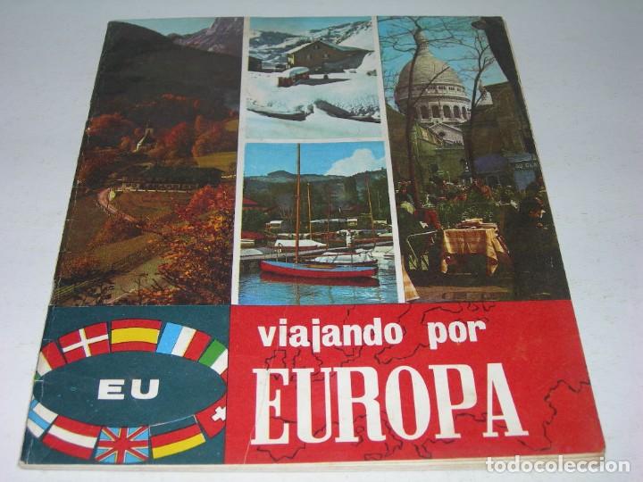Collectable Incomplete Albums: &Aacute;LBUM VIAJANDO POR EUROPA CON 71 CROMOS PEGADOS - CHOCOLATES BLANCO Y NEGRO A&Ntilde;O 1965 -