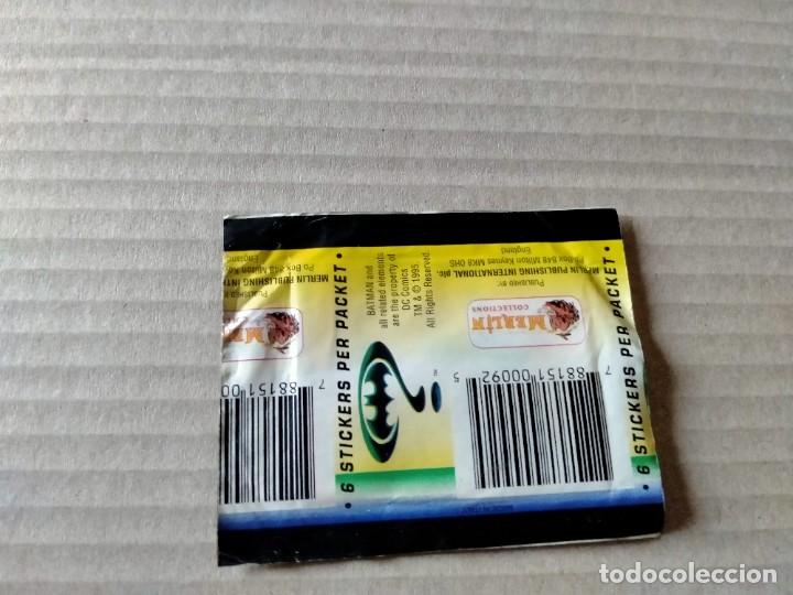 Coleccionismo &aacute;lbumes: sobre de cromos de batman forever sin abrir -1995 - Foto 2