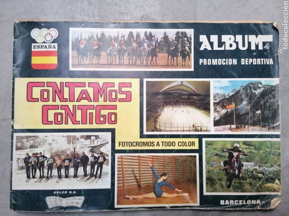 Collectable Incomplete Albums: &Aacute;lbum con 100 cromos CONTAMOS CONTIGO. COLED S. A.