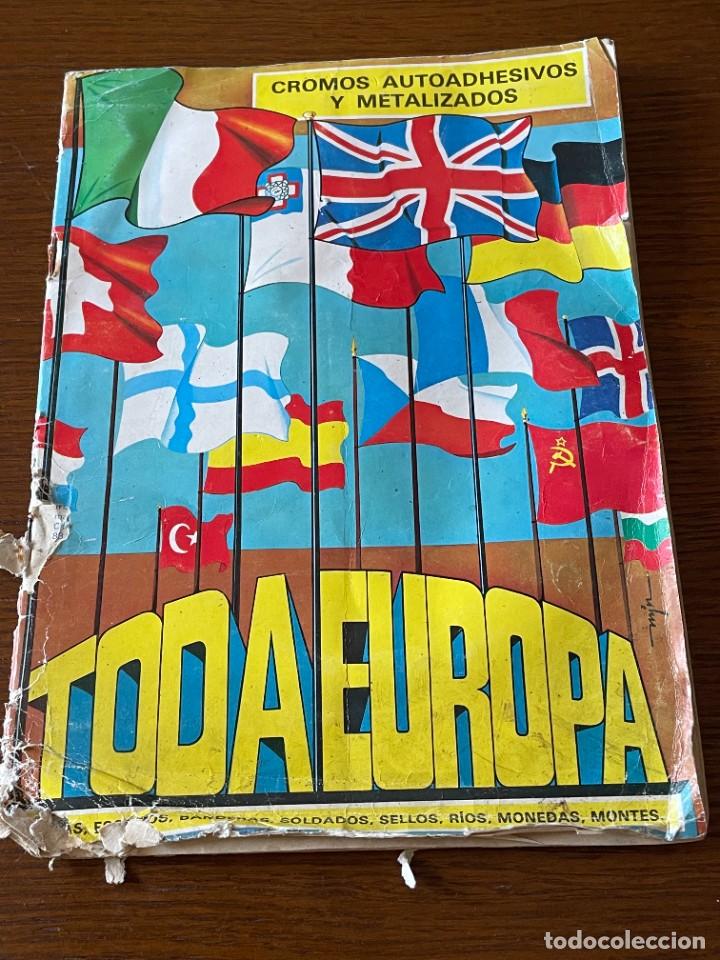 Colecionismo Cadernetas: ALBUM DE CROMOS TODA EUROPA INCOMPLETO