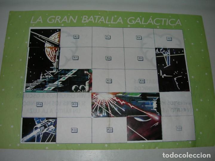 Collectionnisme Albums: DIF&Iacute;CIL P&Oacute;STER LUM&Iacute;NICO LA GRAN BATALLA GAL&Aacute;CTICA DEL &Aacute;LBUM EFECTOS ESPECIALES DE ASTON - A&Ntilde;OS 80 -
