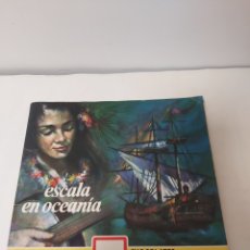 Coleccionismo Álbumes: ALBUM CROMOS ESCALA EN OCEANIA, CHOCOLATES TORRAS, AÑOS 70, 117 CROMOS PEGADOS,. Lote 356722710