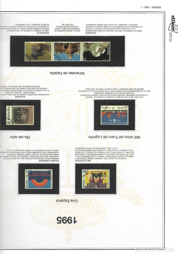 Colecionismo Cadernetas: hoja album EFILCAR- con fotograf&iacute;a y protecci&oacute;n del sello