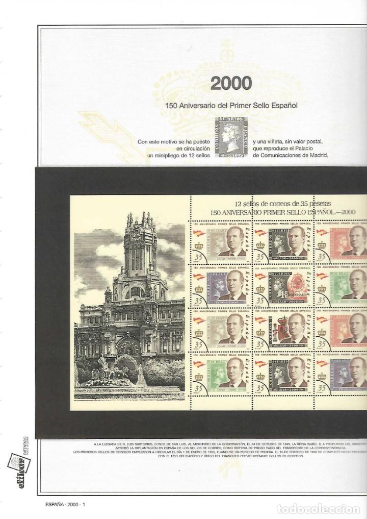 Colecionismo Cadernetas: hoja album EFILCAR- con fotograf&iacute;a y protecci&oacute;n del sello