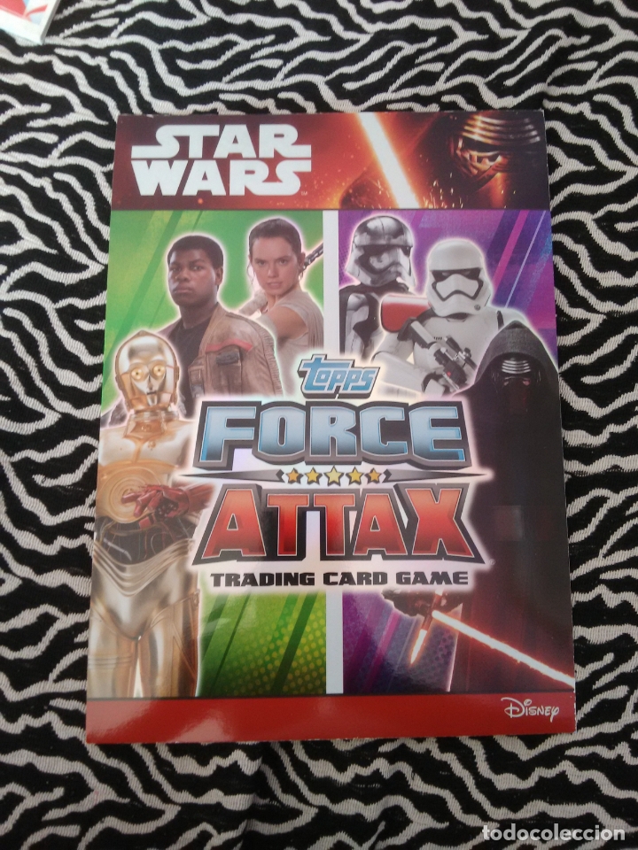 Colecionismo Cadernetas: PORTADA O CONTRAPORTADA ALBUM STAR WARS GUERRA DE LAS GALAXIAS TOPPS FORCE ATTAX TRADING CARD GAME
