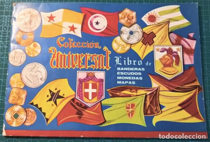 Colecionismo Cadernetas: ALB&Uacute;M COLECCION UNIVERSAL, LIBRO DE BANDERAS ESCUDOS MAPAS - EDITORIAL ALES . A&Ntilde;O 1962