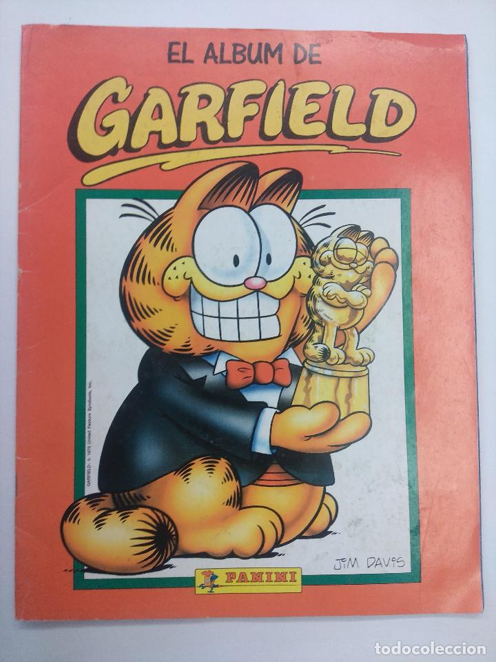 Colecionismo Cadernetas: EL ALBUM DE GARFIELD/ALBUM DE CROMOS PANINI INCOMPLETO A FALTA DE 13 CROMOS.