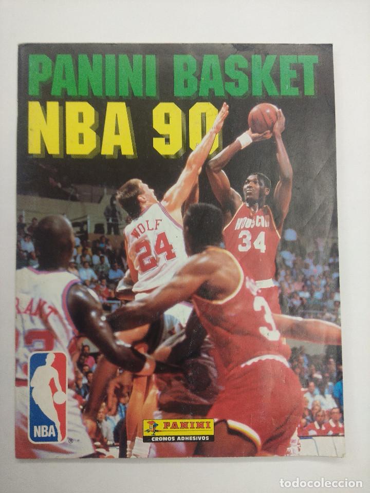 Collectionnisme Albums: PANINI BASKET 90/NBA/ALBUM DE CROMOS INCOMPLETO.