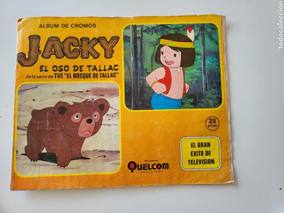 Colecionismo Cadernetas: ALBUM CROMOS EL BOSQUE DE TALLAC JACKY DE EDICIONES QUELCOM