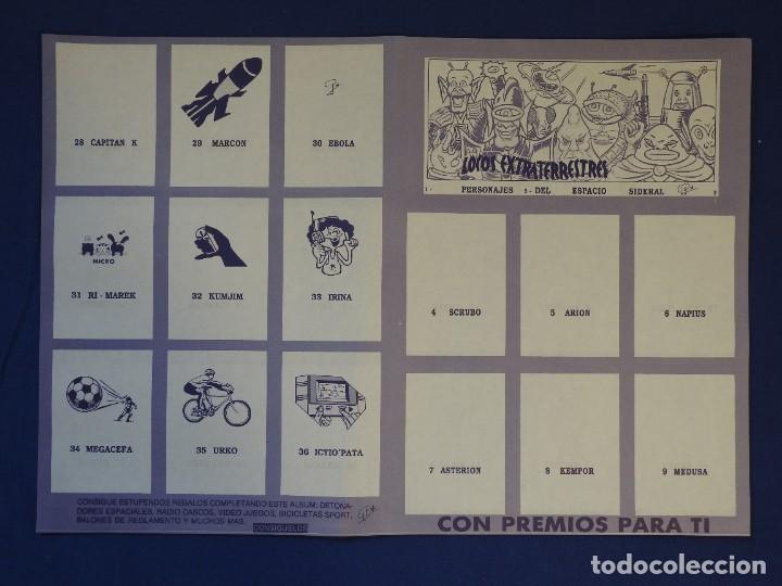 Colecionismo Cadernetas: Album original nuevo sin estrenar LOCOS EXTRATERRESTRES Personajes del espacio sideral a&ntilde;os 80