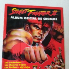 Coleccionismo Álbumes: ÁLBUM OFICIAL DE CROMOS STREET FIGHTER II. Lote 362173670
