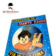 Coleccionismo Álbumes: ÁLBUM DE CROMOS DE CHOCOLATES ZAHOR. VACÍA COMPLETO. VIAJE A LA LUNA. AVENTURAS DE JUANITO ZAHOR.. Lote 362592460